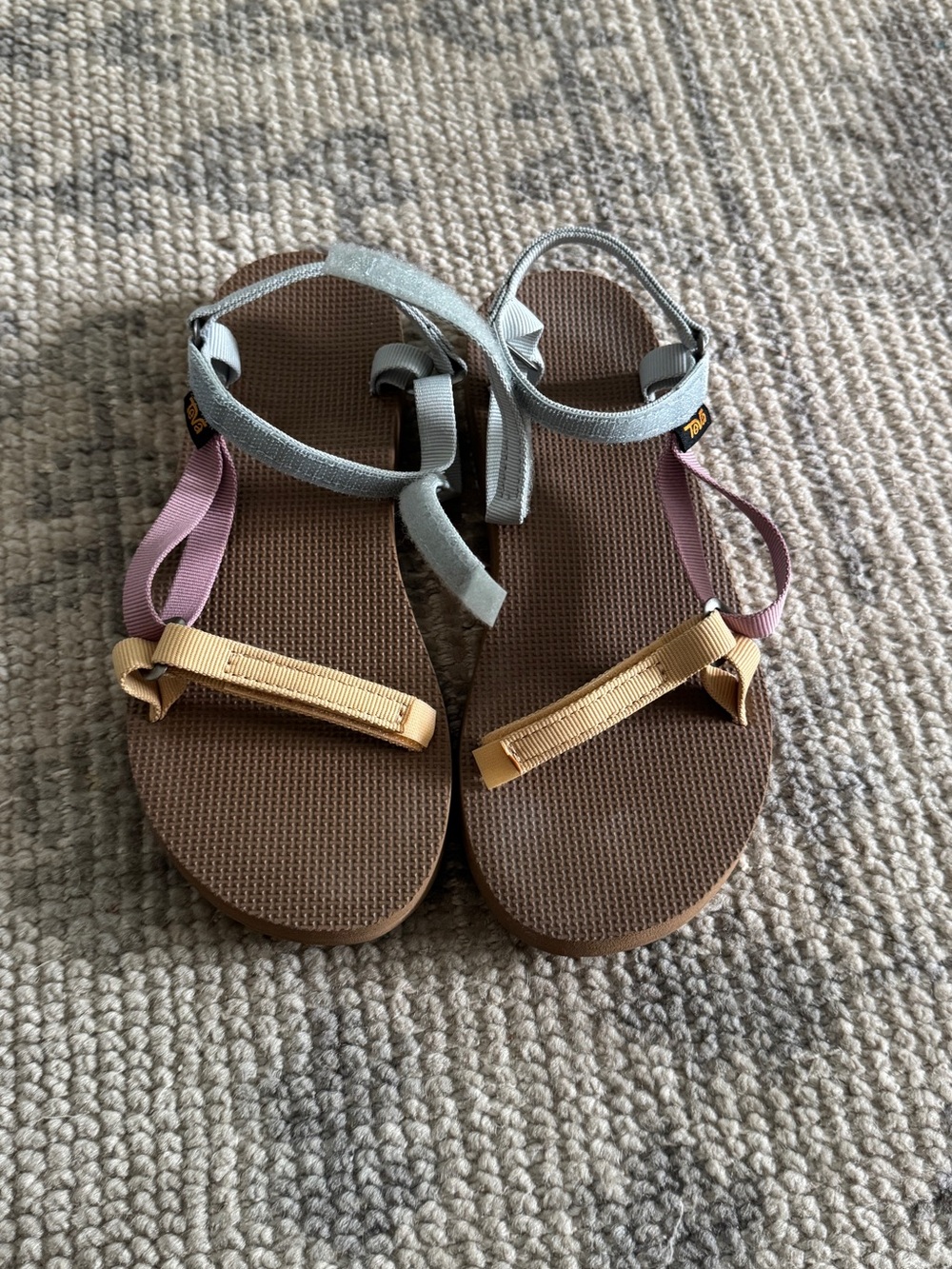 Womens Multicolor Strap Sandals - Comfortable Summer Footwear - Picture 1 of 2